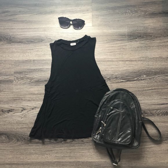 Black Garage Muscle Tee - Picture 1 of 1